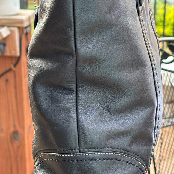 Coach Black Tote #F12607 - Picture 4 of 10